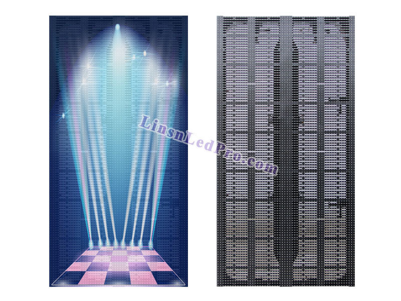 P8.9mm SMD Outdoor LED Curtain Display Wall