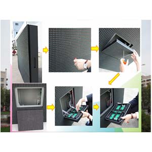 P16 DIP Outdoor Front Access LED Screen Board